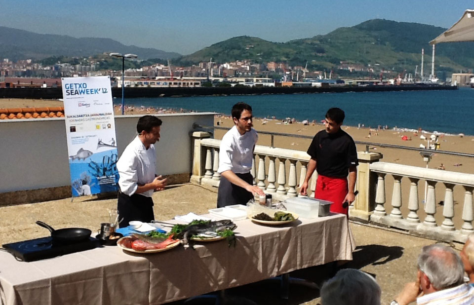 Javier Izarra y Paul Ibarra en la Getxo Sea Week