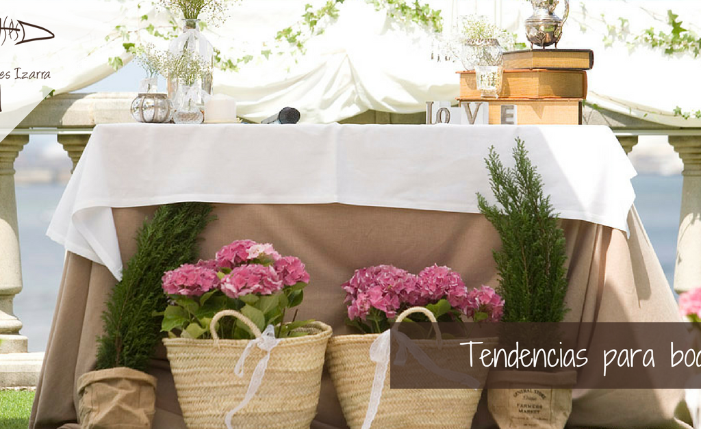 Tendencias para bodas