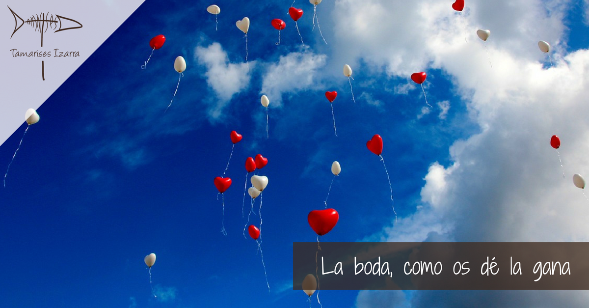 La boda, como os dé la gana