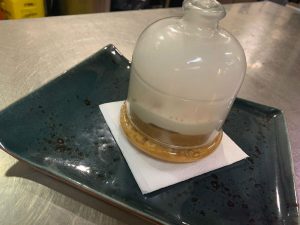 Txangurro con graten de iberico