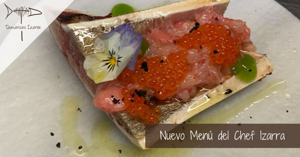 Nuevo Menú del Chef Izarra